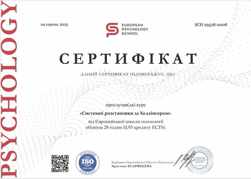 Системні розстановки за Хеллінгером